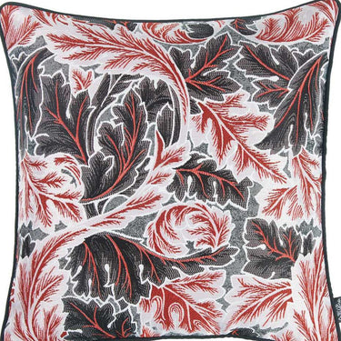 Red and White Throw Pillow Cover
